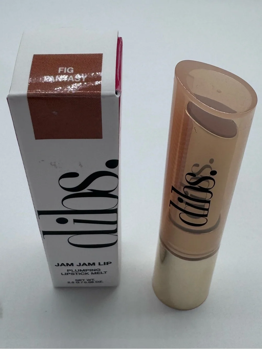 NIB DIBS Beauty Jam Jam Lip Plumping Lipstick Melt Fig Fantasy